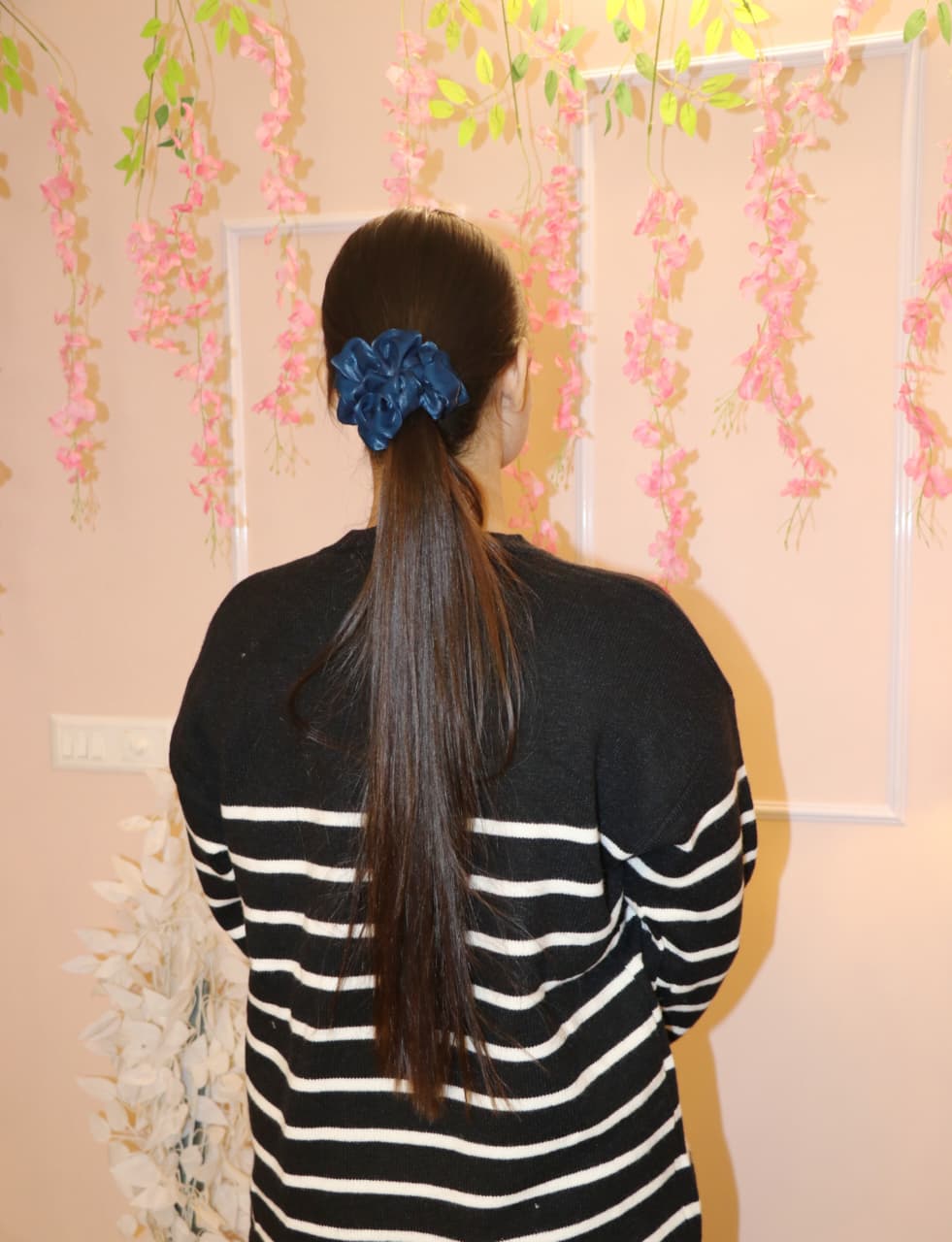 “Black Striped Knitted Winter Co-Ord Set – Warm, Stylish & Effortlessly Comfy”